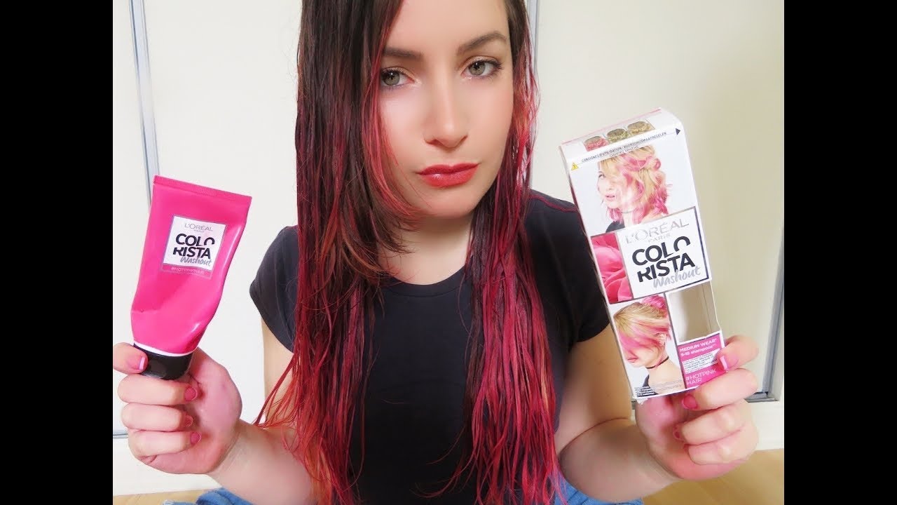 hot pinik, capelli rosa, tinta a casa, tinta capelli, capelli colorati, hai...