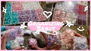 Bead Haul || Organizing Beads + Charms || No Talking!  #2 ✨