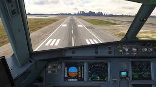 MSFS | Boston Logan Landing  | Fenix A320