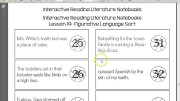 Figurative Language Sort