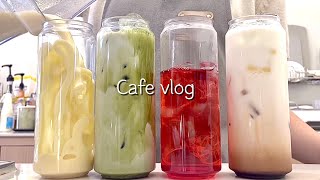 [sub] 🌈🫧비주얼과 맛까지 사로잡은 알록이들🫧🌈 / 카페 브이로그 / 카페알바 / 음료제조 / cafe vlog / asmr / no bgm / cafe