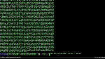 07 Minimodem Transmit to an Image with Audio Linux Shell