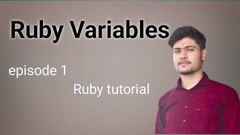Ruby Variables  | Episode 1 | Ruby tutorial | coding with rohit pathak