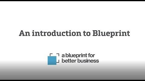 A quick introduction to Blueprint