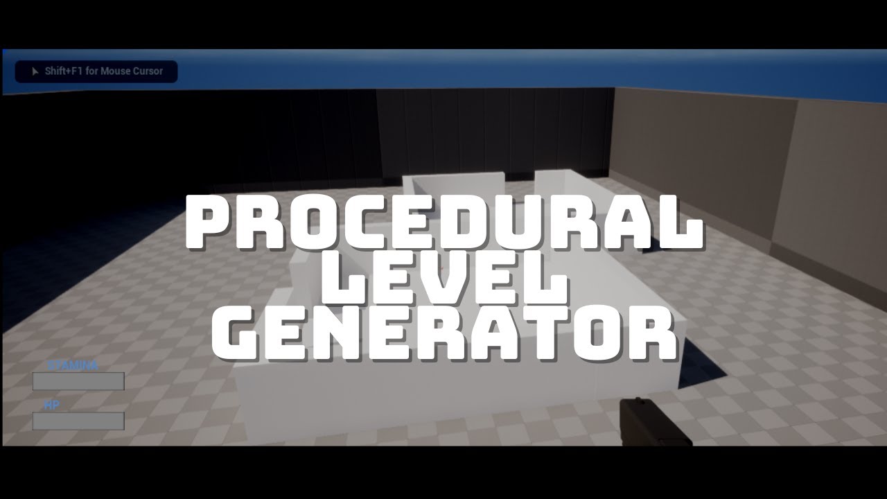 UE - Procedural level generator test