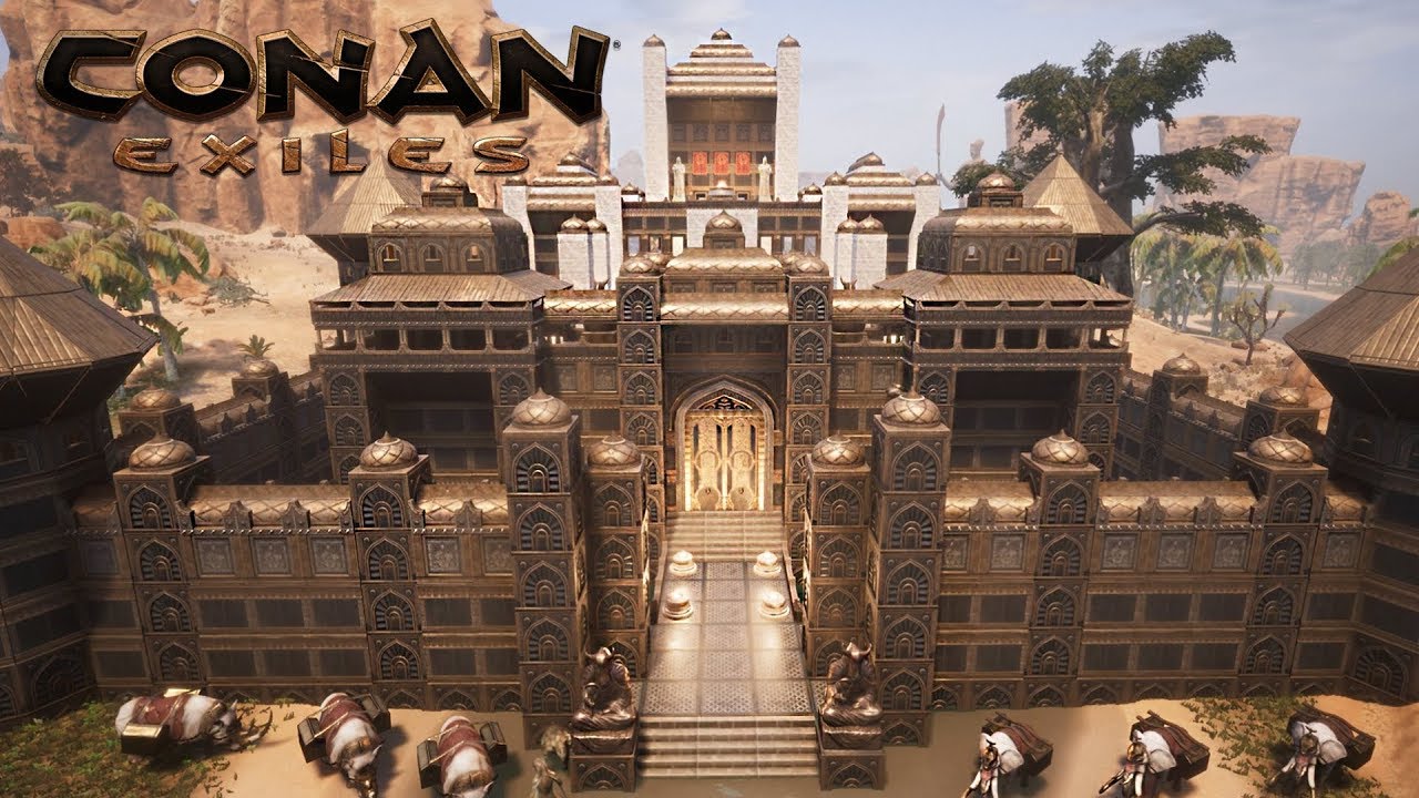 Conan Exiles Turan Dlc Arabian Palace Speed Build Youtube