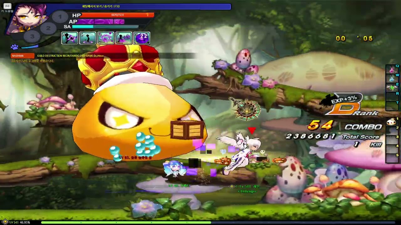 Veigas King Slime Land speedrun 20sec (No Pot/No Quotes)