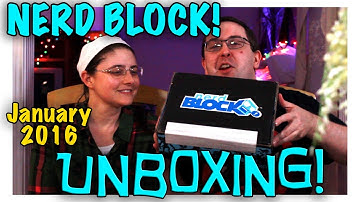 UNBOXING! Nerd Block January 2017 - #Marvel #IronMan Stark Industries