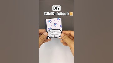 DIY Cute Mini Notebook | Easy Paper Craft Idea | Back to School Mini Notebook Making