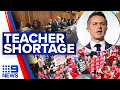 Australia's education ministers agree to national plan to fix teacher shortages | 9 News Australia