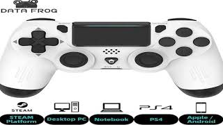 DATA FROG Bluetooth-Compatible Game Controller for PS4/Slim/Pro Wireless Gamepad For PC Du