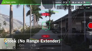 Mavic 2 Stock vs SUNNYLIFE Range Extender (Incredible Result! Over 1Km Difference!!!)