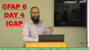 CFAP 6 Lecture | AARS Audit, Assurance & Related Services ICAP Revision DAY4