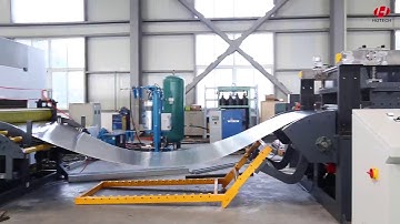 HGTECH high speed laser steel coil production  line