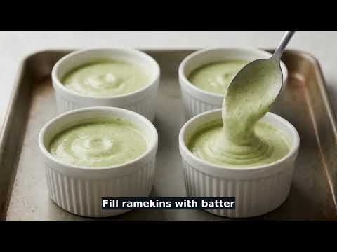 Matcha White Chocolate Lava Cakes recipe video thumbnail