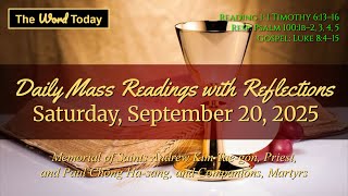 Today's Catholic Mass Readings & Gospel Reflection – Saturday, September 20, 2025