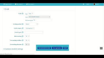 Making Rubrics for Assignments in Moodle