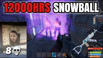 How my 12,000 HOURS helps me SNOWBALL and TAKEOVER the server - RUST CONSOLE MOVIE