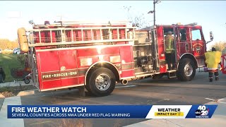 Arkansas firefighters prepare for high fire danger