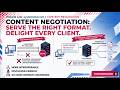 Content Negotiation Explained | Build Flexible APIs with the Accept Header