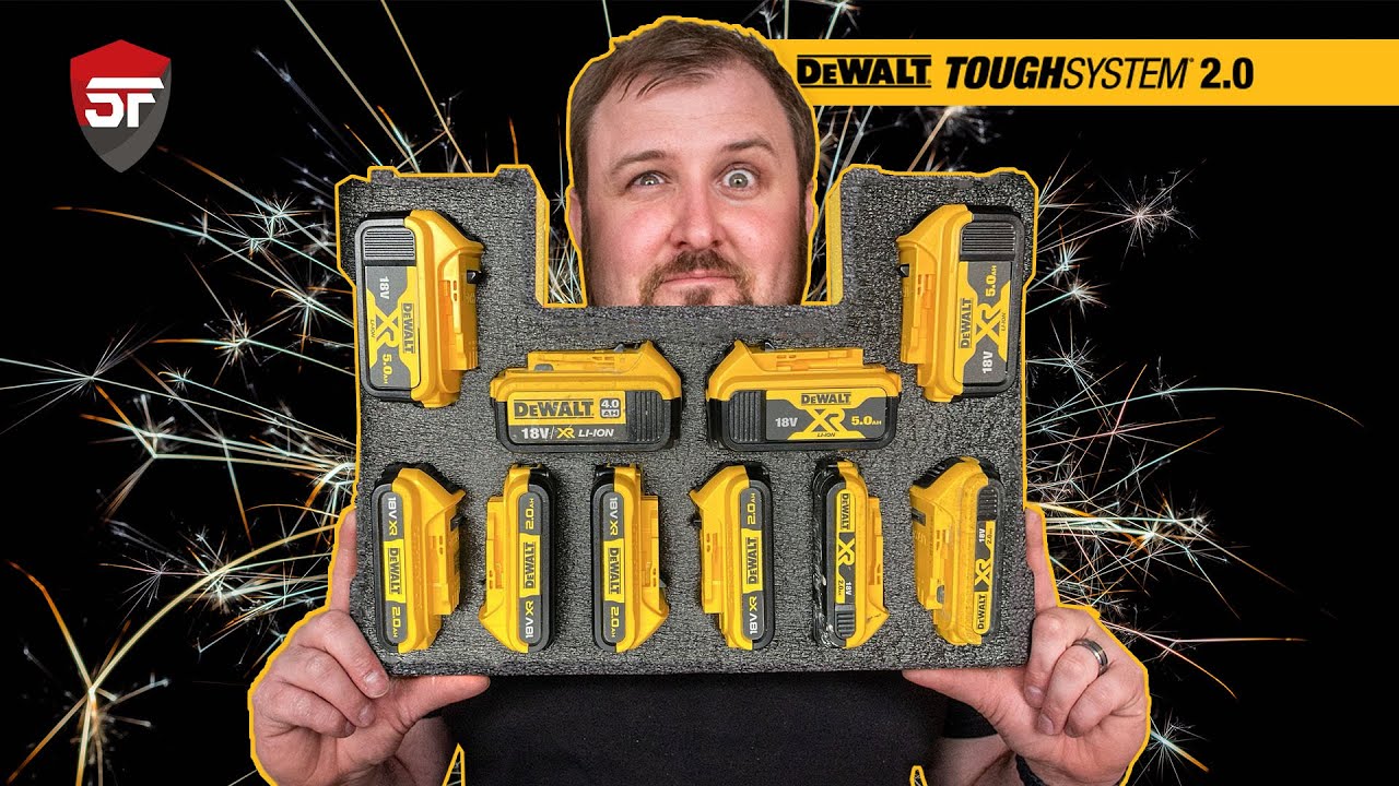 The DeWalt Toughsystem 2.0 Battery Charging Box Needs SERIOUS ORGANISATION!  