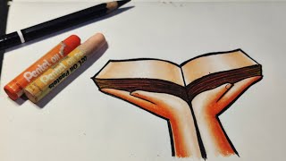 How to Draw Hands holding a Book for Buwan ng Wika 2025