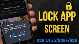 Как использовать функцию закрепления приложений на Samsung Galaxy S26 Ultra, S26 Plus, S26: блоки... screenshot 4