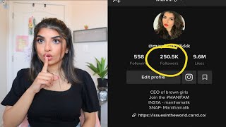 HOW I BECAME TIK TOK FAMOUS IN 2020- TIPS AND TRICKS- MANIHAMALIK