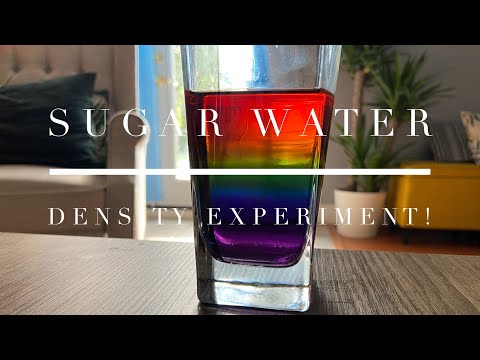 Sugar Water Density Experiment!