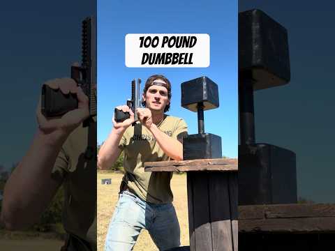 Can a 100 Pound Dumbbell Stop a Bullet?