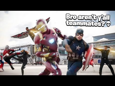 When THE AVENGERS had a CIVIL WAR at the airport