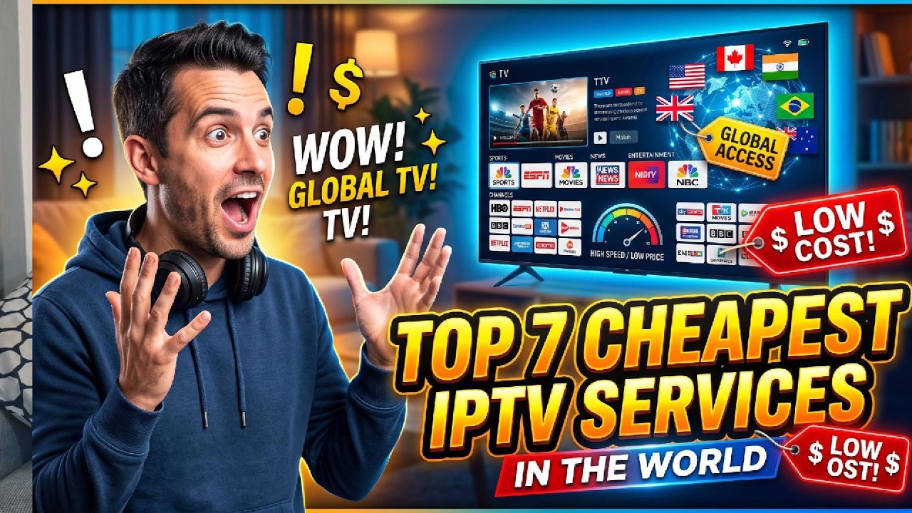 Top 7 Best Cheapest IPTV Services in the World