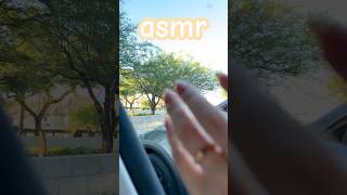 Lofi Car ASMR — Camera Lens & Window Tapping 🎥🚗🤍 #shorts #asmr #carasmr