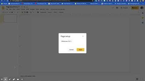 Creating a 8 1/2 by 11 inch page size in Google Slides