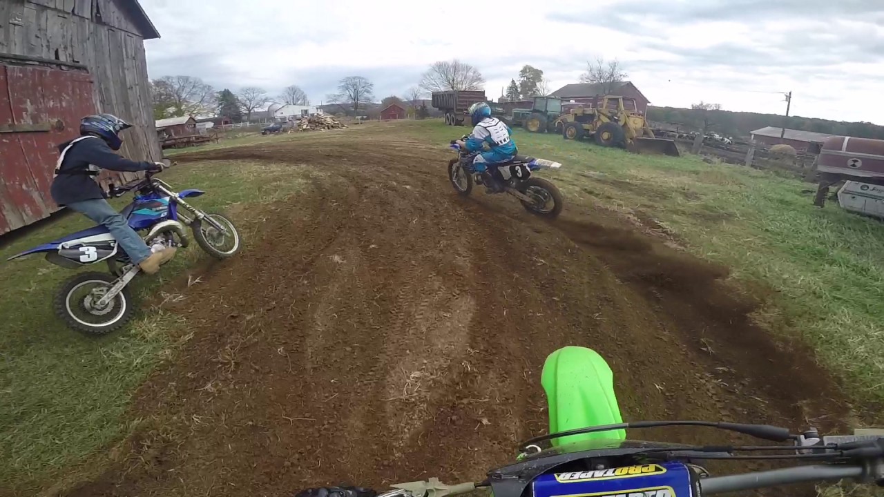 Kx250f homemade track - YouTube