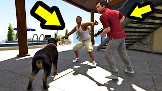 قتلت كلب فرانكلن شوب أمام أعينه وحدث شيء لا يصدق في لعبة جي تي أي 5 | GTA V Chop