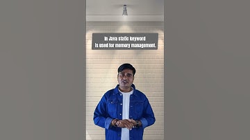 🤔 static keyword in java | What is the use of static keyword #shorts