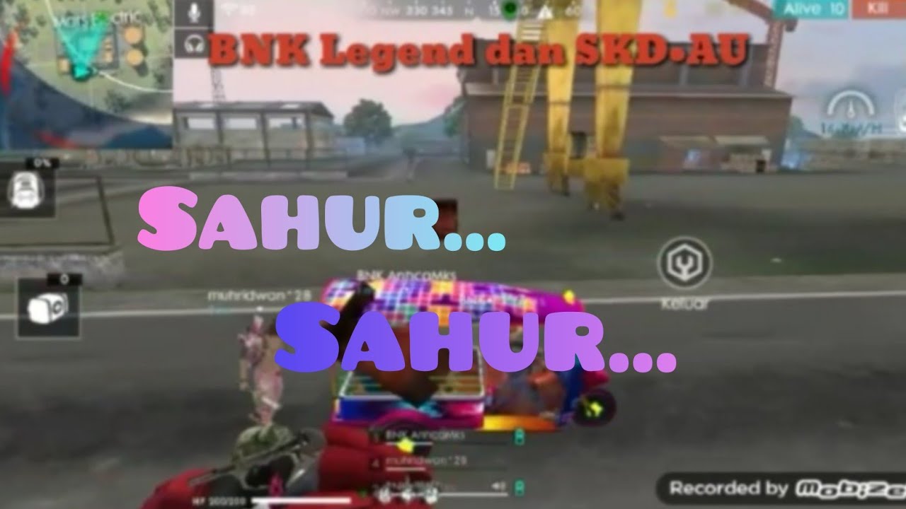 Sahur Bersama Bnk Legend Dan Skd Au Free Fire Youtube