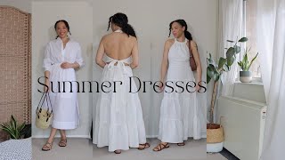 Summer dresses 2023  | Cos | Arket | Karen Millen | LilySilk