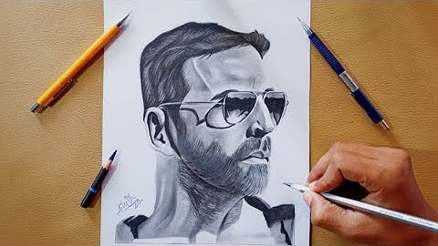 Akshay Kumar realistic sketch time lapse video \ Akshay Kumar \.