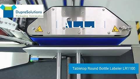 The DS LR1100 TableTop Round Bottle Label Applicator.
