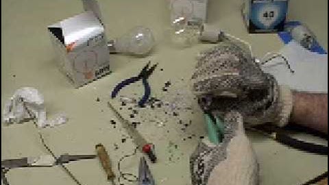 How to Hollow out a Lightbulb