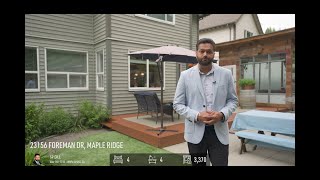 New Listing FOR SALE!!! Home tour of 23156 Foreman Dr, Maple Ridge, BC!! SP Gill Realtor