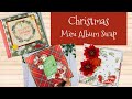 Christmas Mini Album Swap Entries 1-3
