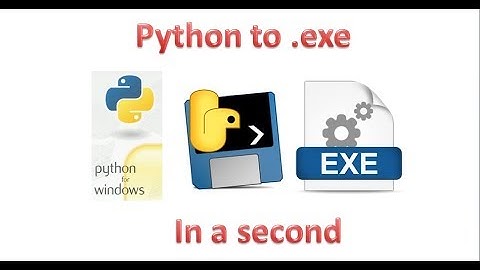 Make an executable file from Python
