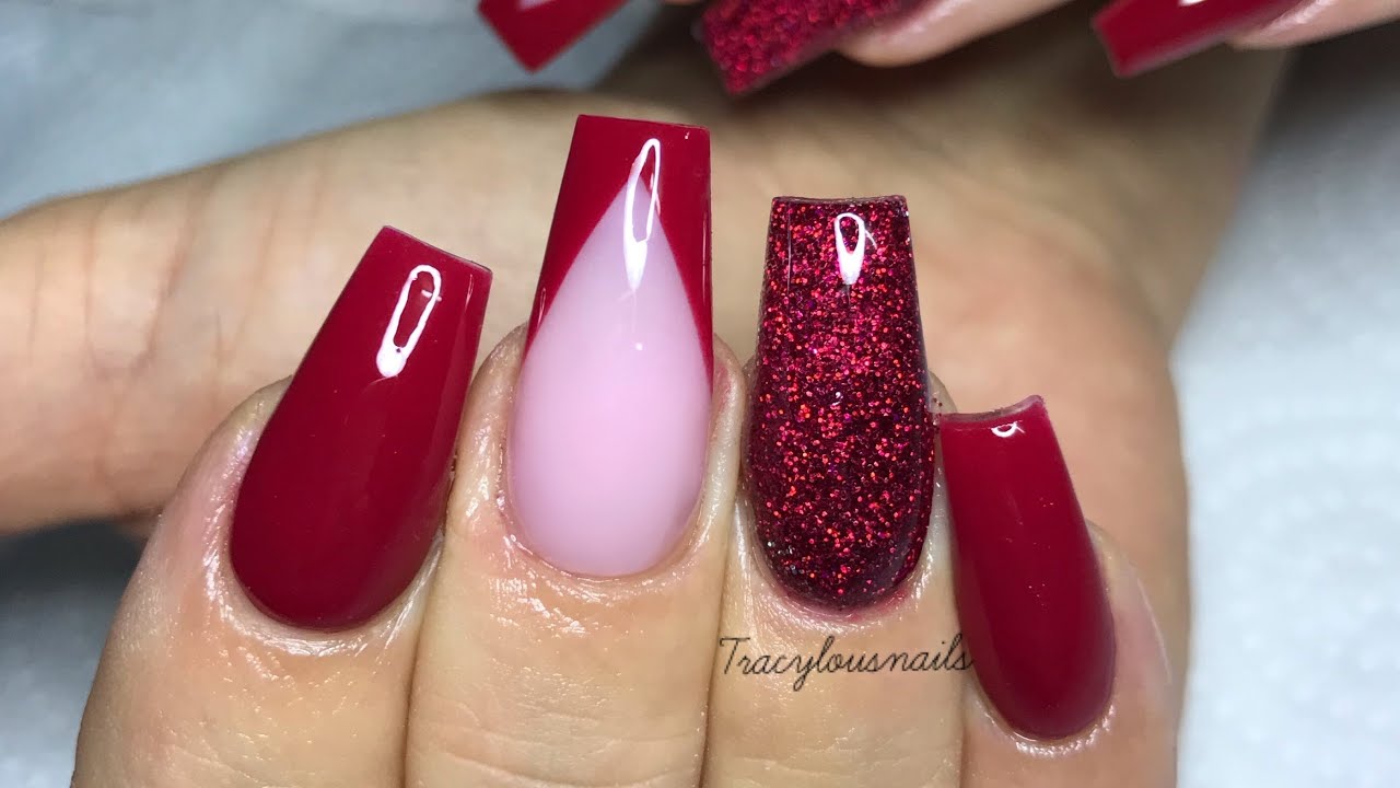 36-best valentine's day acrylic nails art designs 2019 VALENTINE NAILS | ACRYLIC NAILS - YouTube