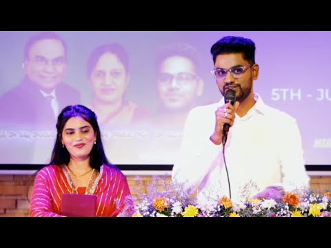 Newly married blessed couple ll Brother prabhu pammi garu with his wife ll Amazing worship