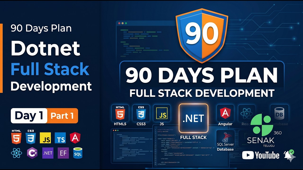 🔥Day 1 Part 1 90 Days Full Stack Challenge | My Secret Strategy to LAND ...