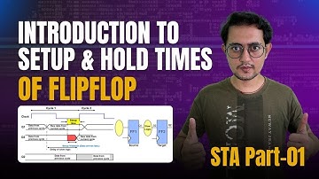 Basics of STA - DETAILED INTRODUCTION TO SETUP & HOLD TIMES OF FLIPFLOP | STA Interview Part-1