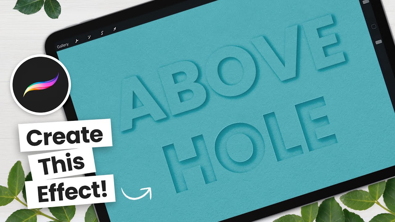 How To Create CUT PAPER Effects in Procreate • Free Texture!